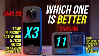 Insta360 X3 vs GoPro HERO 11 BLACK, Which is BETTER