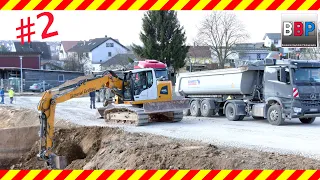 Liebherr R 920 compact & Mercedes Sattelkipper,  Schwaikheim, 07.03.2022. #2