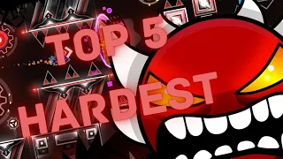 [4K] TOP 5 Hardest Extreme Demons (2022) | Geometry Dash 2.11