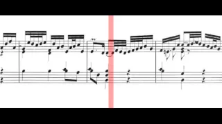 BWV 825 - Partita No.1 in B-flat Major (Scrolling)