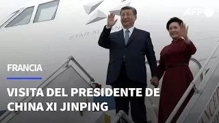 Xi afirma desde Francia querer encontrar "buenas vías" para resolver la guerra en Ucrania | AFP