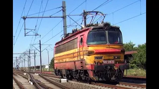 Elektrický rušeň 240 „Laminátka“ 128-9|| Electric locomotive||-Romania-Curtici-25.08.2020