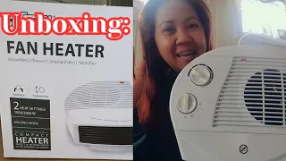 🏕 CAMPING ESSENTIALS- FAN HEATER UNBOXING #fanheater #compactheater #caampingessentials #camping