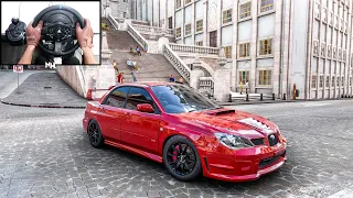 Subaru Impreza WRX STI | Forza Horizon 5 | Steering Wheel Gameplay