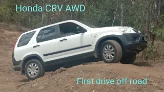 2006 Honda CRV 4wd, (second gen) at a local 4wd park