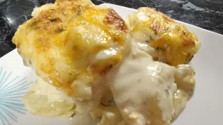 Nanny D's creamiest cheese potato bake