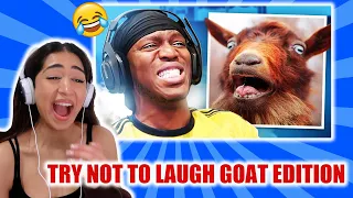 KSI Try Not To Laugh (GOAT EDITION) REACTION!