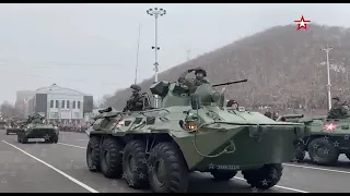 Victory Day Parade in Petropavlovsk-Kamchatsky, Congratulations#Russia on victory over #Nazi #Ukrain