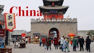 China Shanxi Taiyuan Ancient County walk tour page 1，3D HD sound