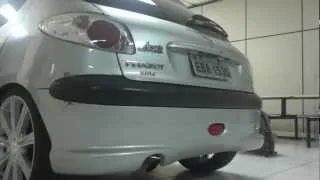 Escapamento JK e Filtro Esportivo - Peugeot 206