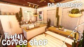No Gamepass Town I Part 3 I Town Coffee Shop I Bloxburg Build - iTapixca Builds