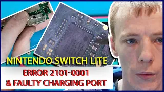 Nintendo Switch Lite No Power Error 2101-0001 - M92T36 PMIC Replacement & How To Modify Port To Fit