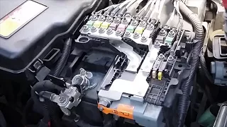 How to remove battery and fuse box Peugeot 508