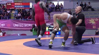 1/4 FS - 74 kg: A. MIDANA (GBS) v. I. BOUKHORS (ALG)