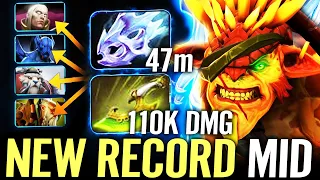 🔥 47 MIN 110.000 DMG NEW RECORD — BristleBack Swift Blink + Moonshard Most Cancer MID Dota 2 Pro