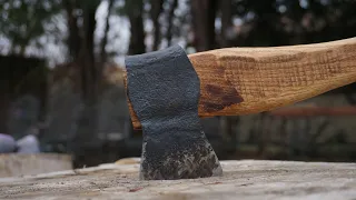 Making an Axe Out of Leaf Spring!