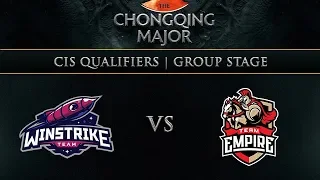 Winstrike vs EmpH Game 2 - Chongqing Major CIS Qualifier: Group Stage w/ RobNRoll, CartDota