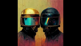 Daft Punk - Fragments of Time (ai generated images) [Lyrics Video]