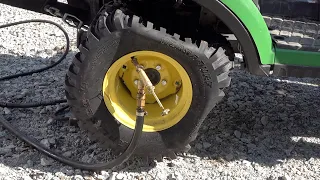 Optimal Tire Ballast??  How To Add Rim Guard to Compact Tractors