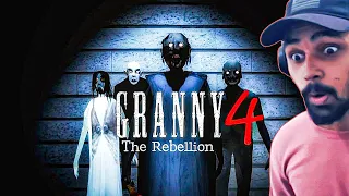 4 Monsters vs Me | Granny 4: The Rebellion - Malayalam Horror Gameplay