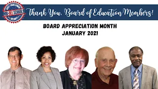 Thank You, Board of Education Members!