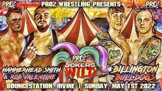 Pro2sday Ep 10 | Xero vs Soldato, Billington Bulldogs vs Hammerhead X Valentine! Ayrshire Wrestling!