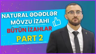 ✅️❗️👉Natural Ədədlər. Mövzu izahı. Bütün izahlar. Qızıl qaydalar  Part 2.#buraxılış #naturalədədlər