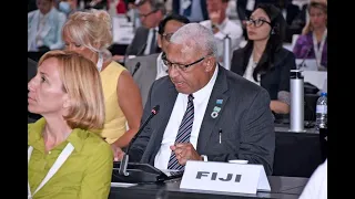 Fijian Prime Minister focuses on Promoting & Strengthening Sustainable Ocean Based Economies
