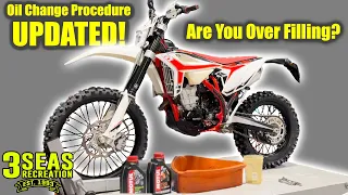 Are You Overfilling Your 4-Stroke Beta oil? NEW Engine Oil Change Procedure from Beta USA!