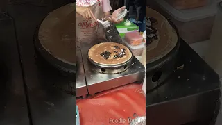 Nutella and Oreo Chocolate crepe - Night Market Thai Street Food