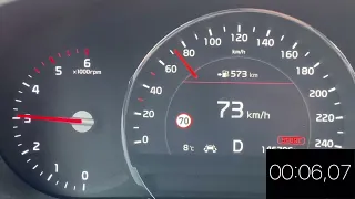 Kia Sorento 2.0 CRDi 185KM 0-100 acceleration