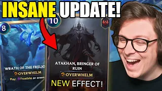 THIS CHANGES EVERYTHING!! SO MANY BUFFS & NERFS + HUGE NEW UPDATE?! - Legends of Runeterra