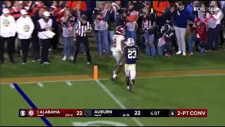 Alabama Wins Incredible Game In 4 Overtimes With 2 Point Conversion [Alabama vs Auburn]