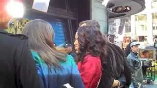 Scandal Cast outside at GMA