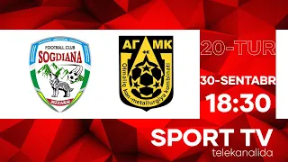 SO'G'DIYONA vs AGMK | Coca-cola Superliga-2022 | 20-tur #livestream