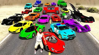 STEALING LUXURY SUPERCARS FROM EVERY STRONGEST HULKS! In GTA 5