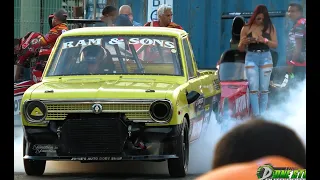 Ram & Sons SR20VET Datsun aka Fish Van 7.825 @ 171 MPH & Passes @ TTASA Drag Racing Rd1 2024