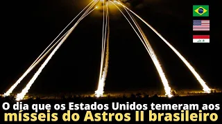 O DIA QUE OS EUA TEMERAM O SISTEMA BRASILEIRO ASTROS DE LANÇAMENTO DE FOGUETES NA GUERRA DO GOLFO