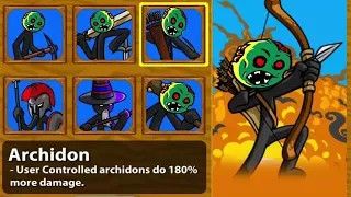 Stick War Legacy | Archer Avatar Zombie Head - HACK Unlimited Gems New King Of Inamorta