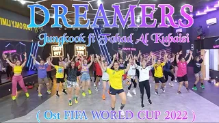 DREAMERS - JUNGKOOK FT FAHAD AL KUBAISI (OST FIFA WORLD CUP 2022) | RM CHOREO ZUMBA & DANCE WORKOUT