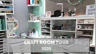 2020 Craft Room Tour - Pt 1  Ikea Craft Room Update  Craft Room Organisation & Storage