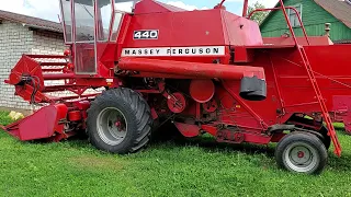 Комбайны / Massey Ferguson 206 /  Massey Ferguson 440 / окончание сезона, готовлю к зимовке.