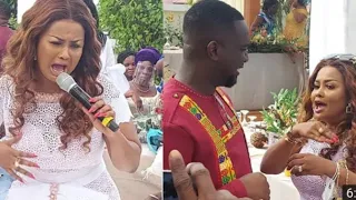 Nana Ama Mcbrown Storms Joe Mettle's Traditional Wedding Ceremony.