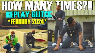 *February 2024* Replay Glitch How Many Times?!! Dre Agency Mission GTA Online Update