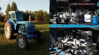Редкий ТНВД BOSH RSV 300 на трактор т 40(TNVD BOSH RSV 300 on the Russian tractor t 40)