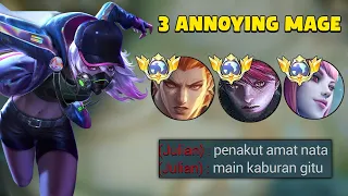 SUPER INTENSE GAME! NATALIA VS 3 ANNOYING MAGES | NATALIA GAMEPLAY 2024 - MLBB