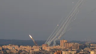 LIVE: View of Gaza Skyline as Israel Bombards Hamas Targets