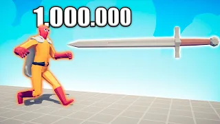 1.000.000 DAMAGE SWORD vs UNITS - TABS | Totally Accurate Battle Simulator 2024