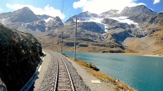 ★ Cab ride 🇨🇭St. Moritz - 🇮🇹Tirano (Bernina pass), Switzerland to Italy [10.2019]