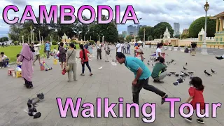 Cambodia Walking Tour 2023: Street Evening Scene Virtual Walk In Phnom Penh City